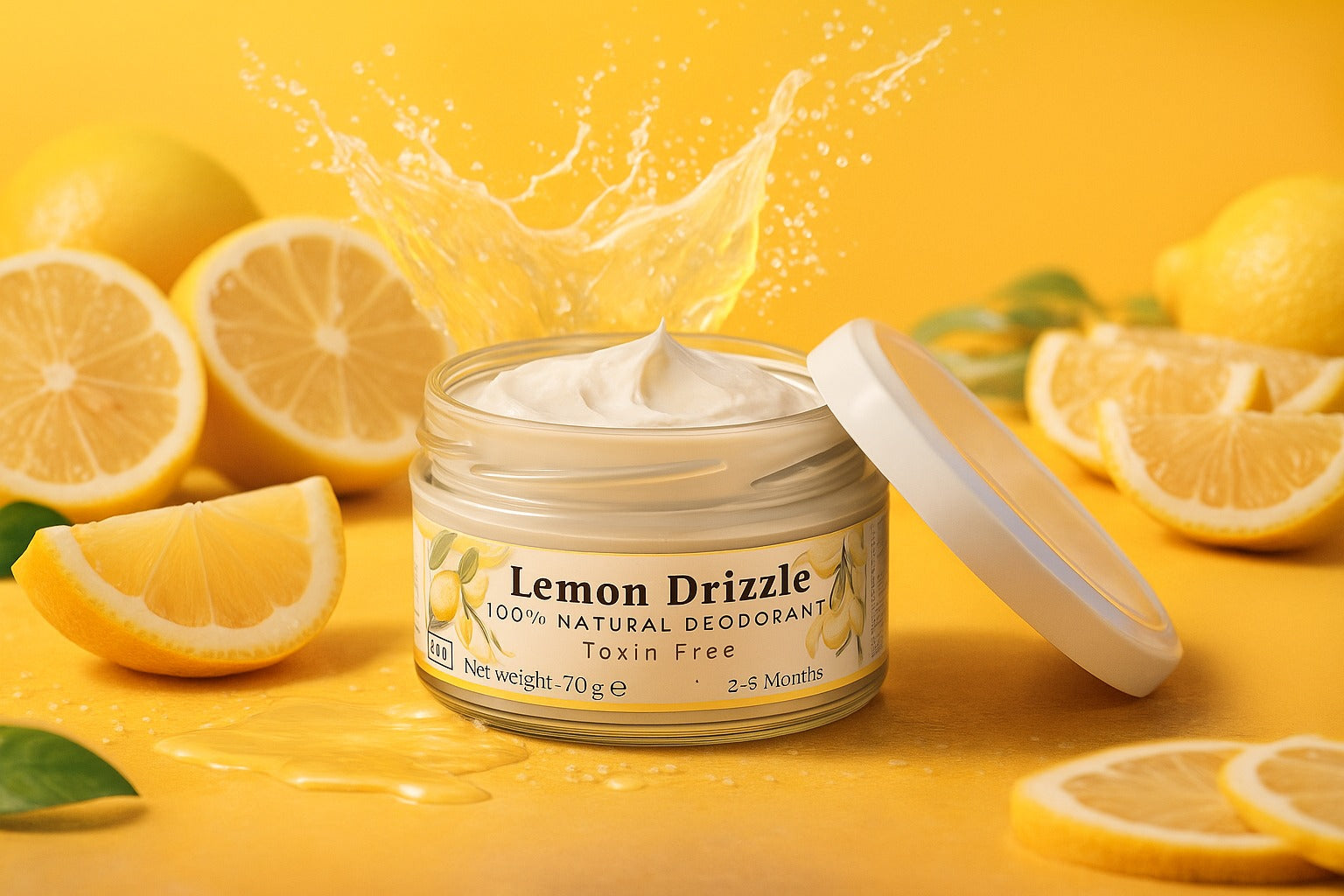 Bea Fresh Natural Deodorant - Lemon Drizzle