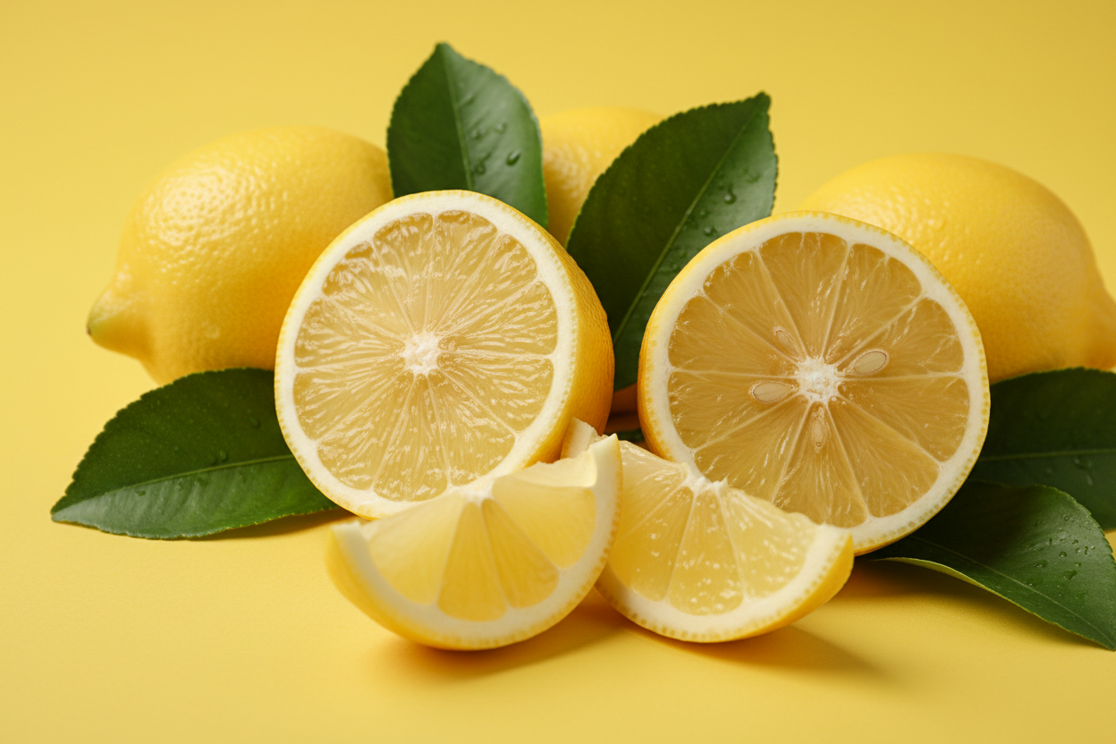 with yellow background